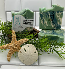 Aloe Cucumber & Sea Kelp Artisan Soap Bar
